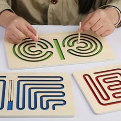 logical thinking brain development puzzle for adolescent attention and coordination training