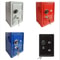 Vertical Mini Metal Safe And Decorative Desktop Storage Cabinet With Combination Lock 0