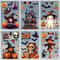 3D Halloween Window Sticker Set Reusable Double Sided Static Cling Glass Decals 6