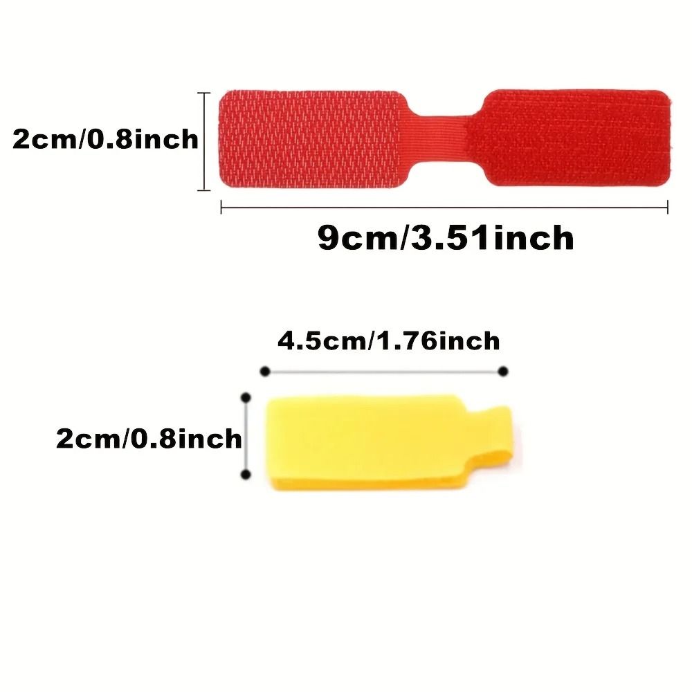10 Piece Reusable Waterproof Cable Labels Color Coded Identification Tags For Charging And Data Cab 5