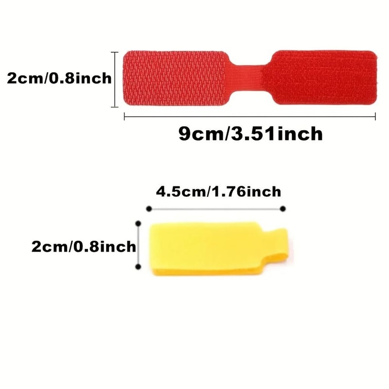 10 Piece Reusable Waterproof Cable Labels Color Coded Identification Tags For Charging And Data Cab 5