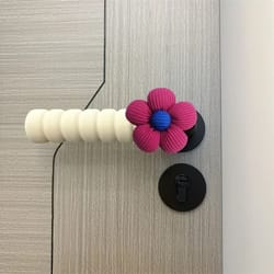 floral anti-collision door handle cover soft soundproof protection glove