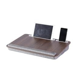 portable laptop dportable laptop desk with dual media slots anesk with dual media slots and breathable soft cushion base