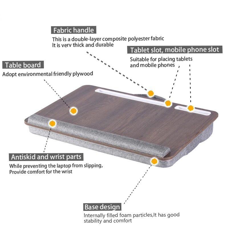 Portable Laptop DPortable Laptop Desk With Dual Media Slots Anesk With Dual Media Slots And Breatha 2