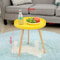 Modern Minimalist Small Round Coffee Table And Versatile IndoorOutdoor Side Desk 2