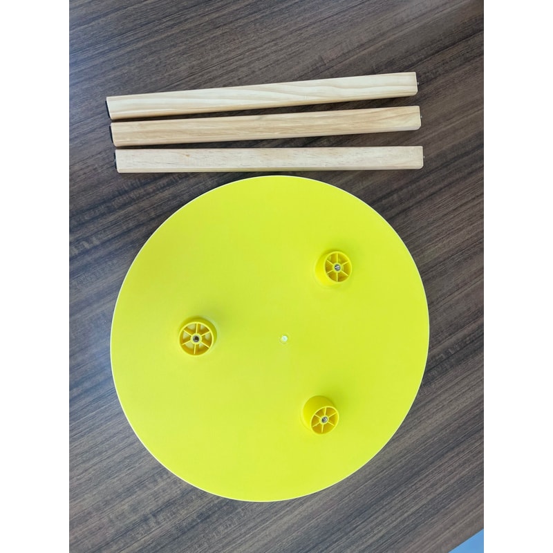 Modern Minimalist Small Round Coffee Table And Versatile IndoorOutdoor Side Desk 3