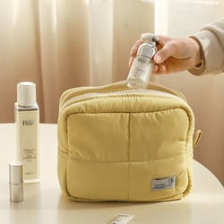 puffy waterproof travel cosmetic and storage organizer