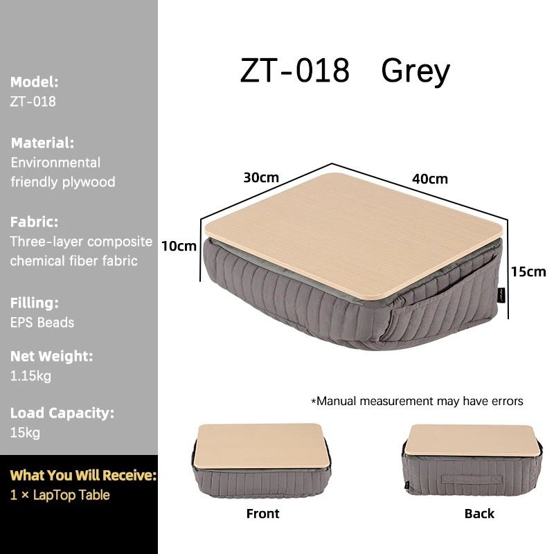 Portable Cushioned Laptop Desk With Detachable Soft Base 7