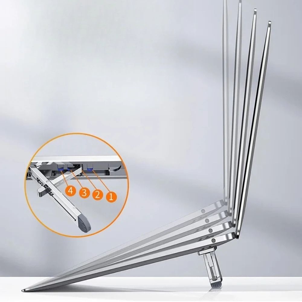 Adjustable Aluminum Alloy Mini Laptop Stand 5