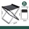 HeavyDuty Portable Iron Folding Stool For Camping And Fishing 10