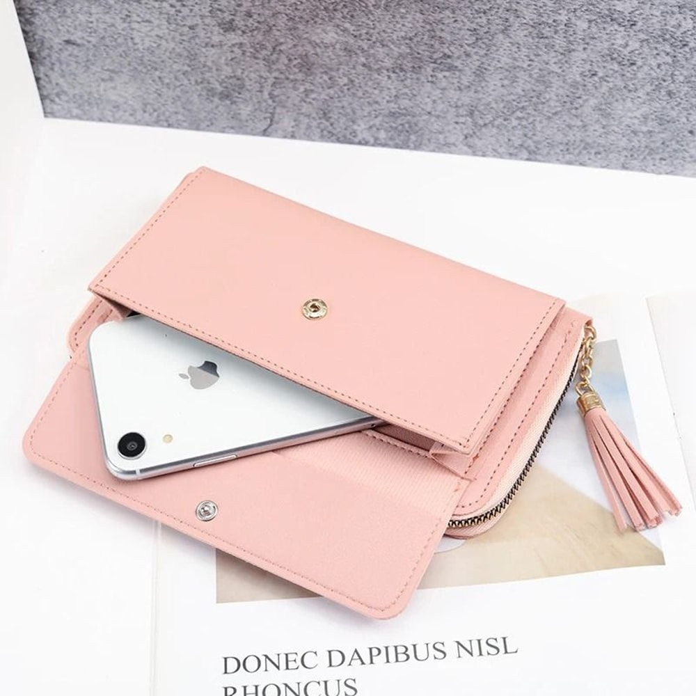 Fashionable MultiFunctional Crossbody Wallet And Phone Bag 3