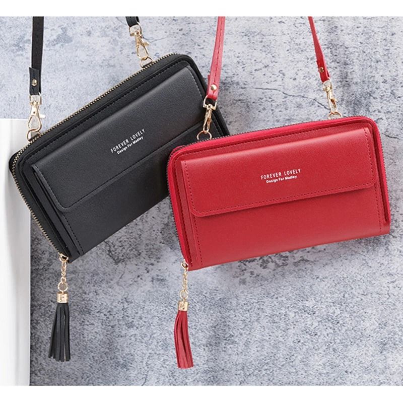 Fashionable MultiFunctional Crossbody Wallet And Phone Bag 6