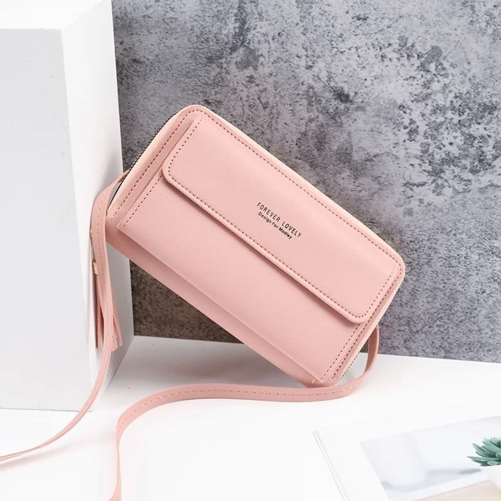 Fashionable MultiFunctional Crossbody Wallet And Phone Bag 12