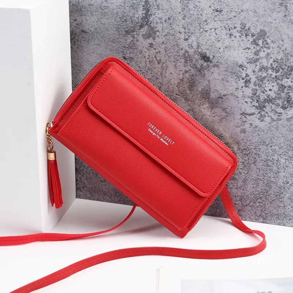 Fashionable MultiFunctional Crossbody Wallet And Phone Bag 13
