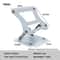 Adjustable Aluminum Alloy Cooling Laptop Stand With Keyboard Storage 9