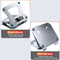 Adjustable Aluminum Alloy Cooling Laptop Stand With Keyboard Storage 5