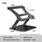 Adjustable Aluminum Alloy Cooling Laptop Stand With Keyboard Storage 6