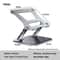 Adjustable Aluminum Alloy Cooling Laptop Stand With Keyboard Storage 8