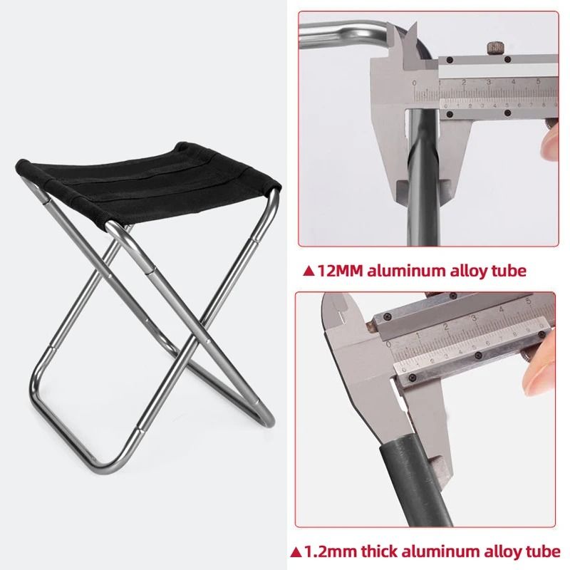 Portable UltraLight Aluminum Alloy Folding Stool 3
