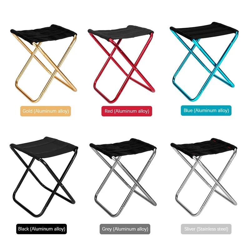 Portable UltraLight Aluminum Alloy Folding Stool 4
