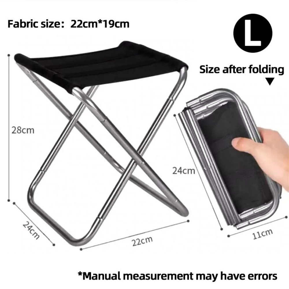 Portable UltraLight Aluminum Alloy Folding Stool 5