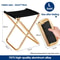 Portable UltraLight Aluminum Alloy Folding Stool 9