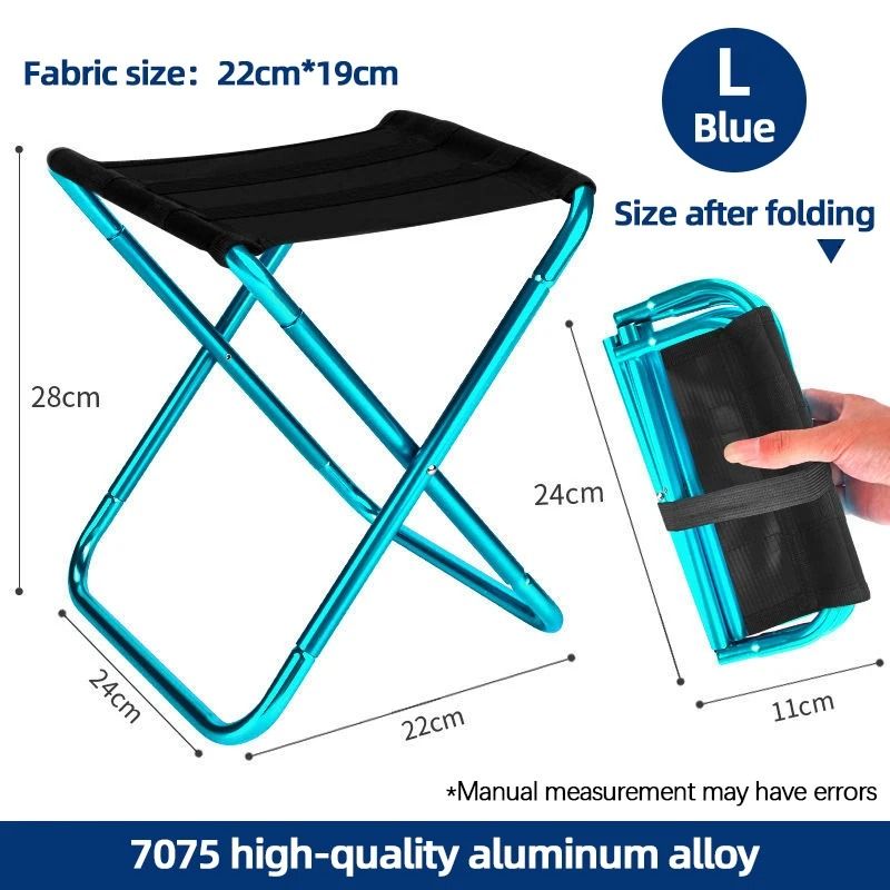 Portable UltraLight Aluminum Alloy Folding Stool 10