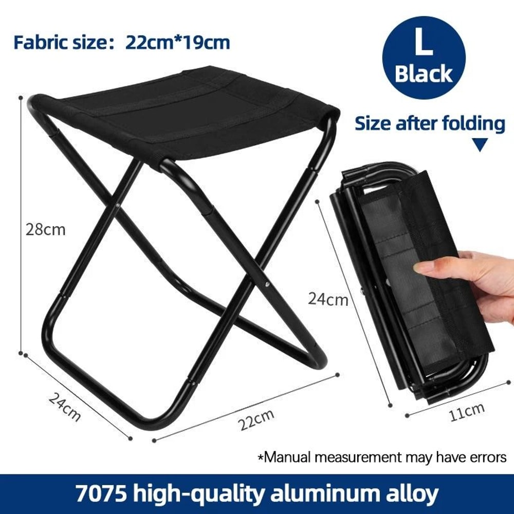 Portable UltraLight Aluminum Alloy Folding Stool 11