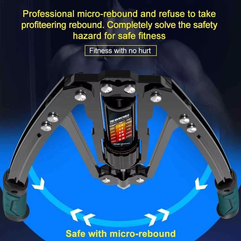 Adjustable Hydraulic Arm Exerciser 22440 Lbs Resistance Strength Trainer 8