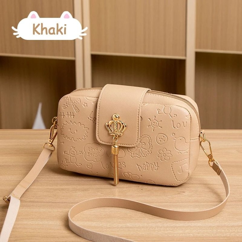 Fashionable Printed Camera Bag And Sweet Crossbody Phone Purse 10