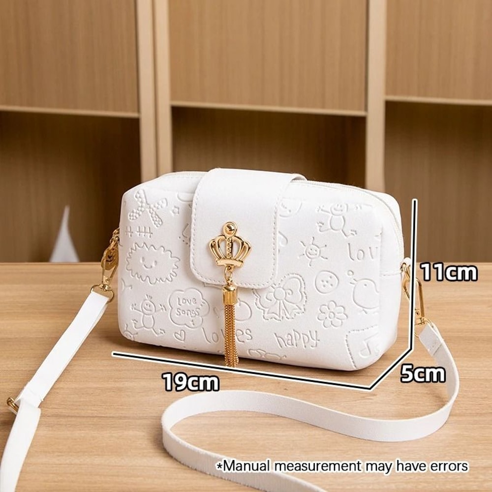 Fashionable Printed Camera Bag And Sweet Crossbody Phone Purse 2