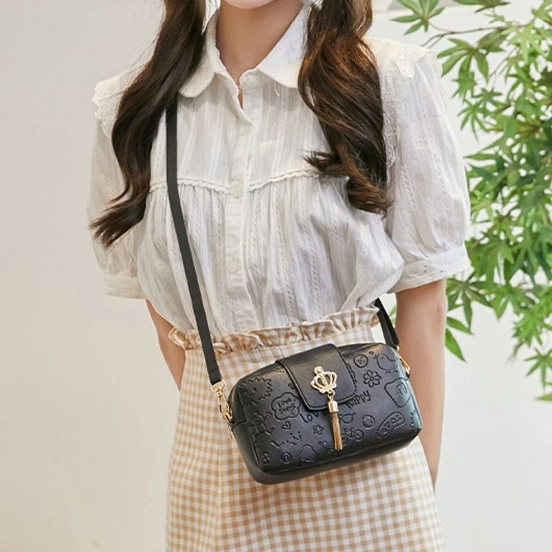 Fashionable Printed Camera Bag And Sweet Crossbody Phone Purse 4