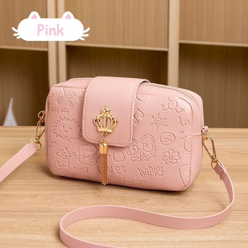 Fashionable Printed Camera Bag And Sweet Crossbody Phone Purse 7