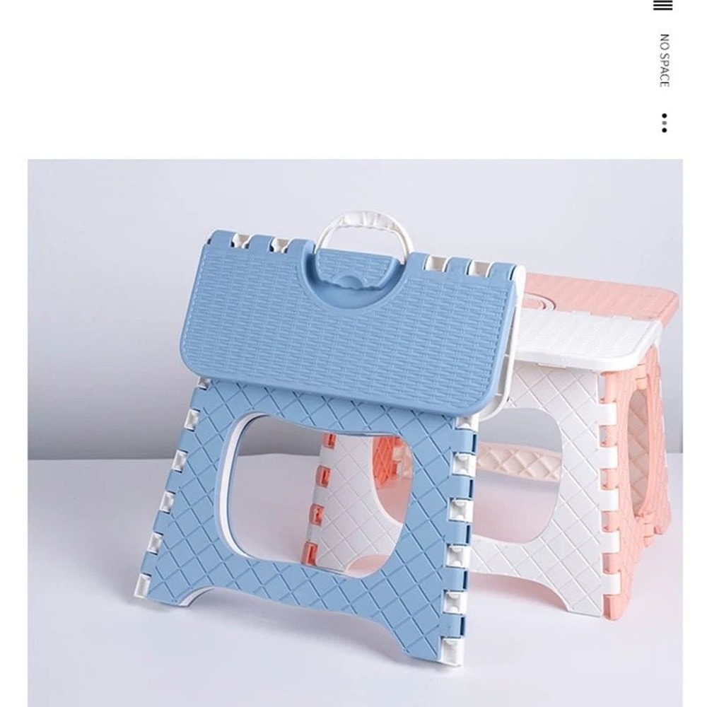 Durable MultiPurpose Folding Stool And Convenient Storage Station 5