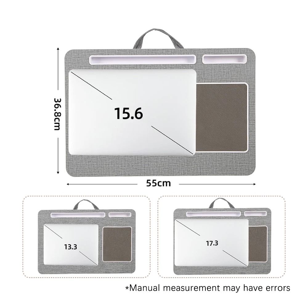 Professional Cushioned Laptop Lap Desk With Integrated Mouse Pad 3