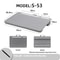 Professional Cushioned Laptop Lap Desk With Integrated Mouse Pad 6