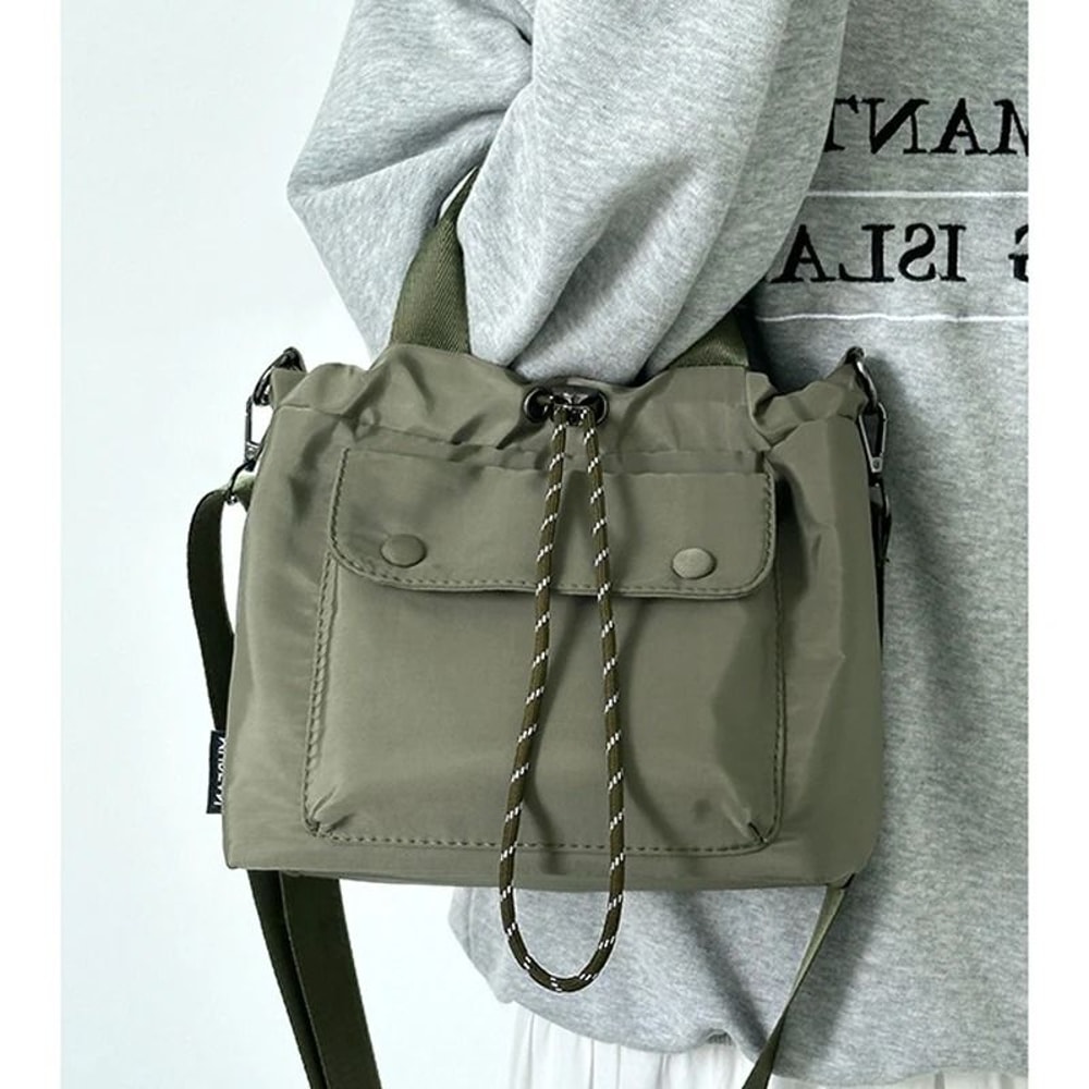 Lightweight Versatile Nylon Tote And Commuter Crossbody Bag 3