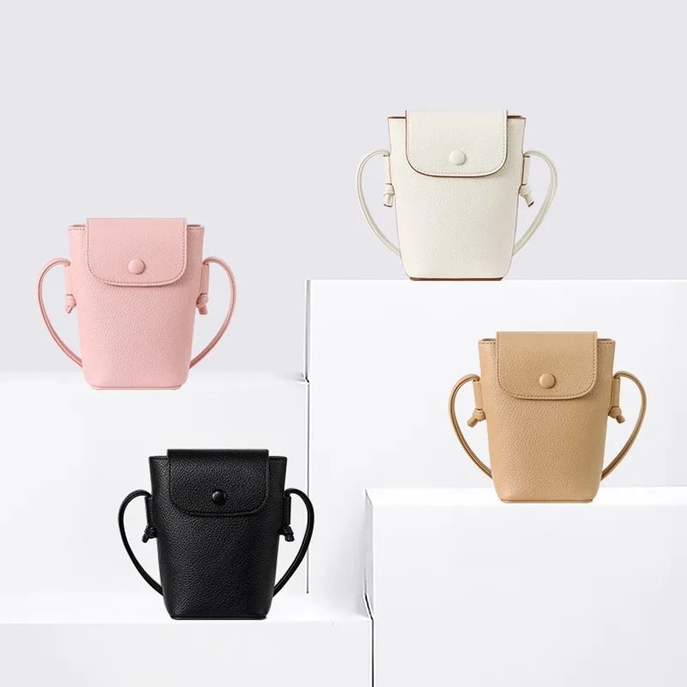 Fashionable Exquisite Soft Leather Crossbody Phone Bag 5