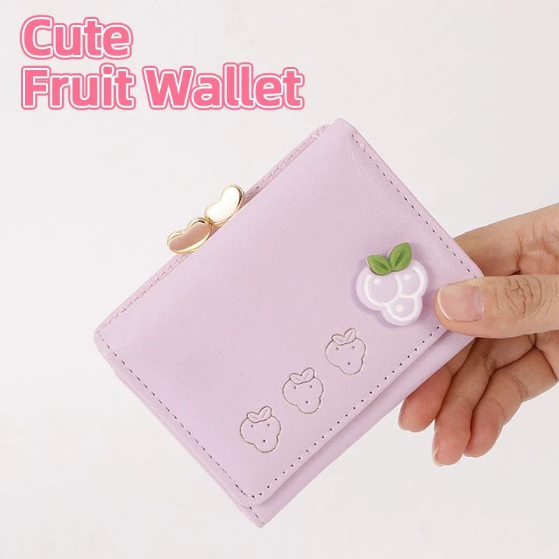 Cute Colorful Mini Fruit Folding Coin Purse 1