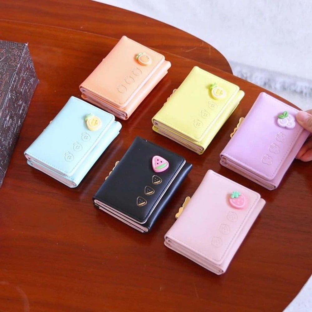 Cute Colorful Mini Fruit Folding Coin Purse 2