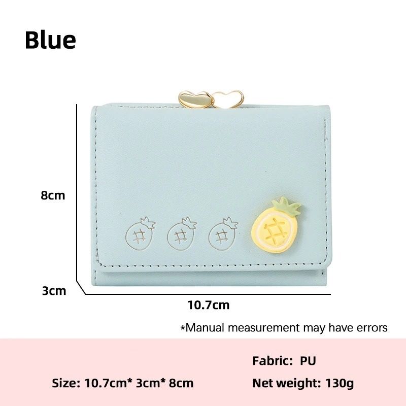 Cute Colorful Mini Fruit Folding Coin Purse 9