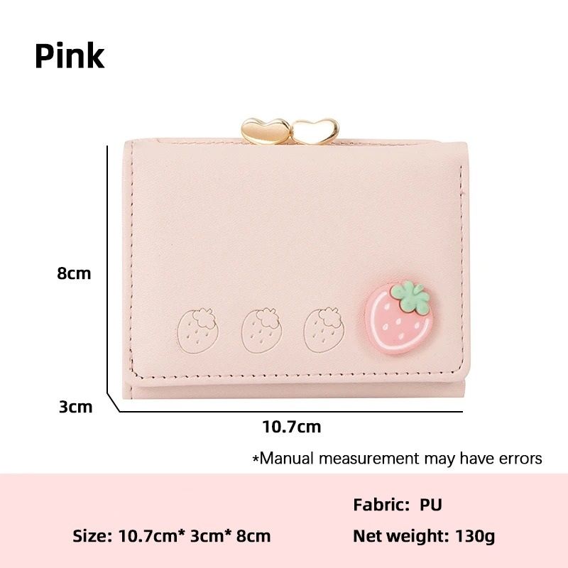 Cute Colorful Mini Fruit Folding Coin Purse 11