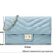 Fashionable VPattern Quilted Crossbody Chain Bag 9
