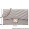 Fashionable VPattern Quilted Crossbody Chain Bag 10