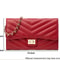 Fashionable VPattern Quilted Crossbody Chain Bag 12