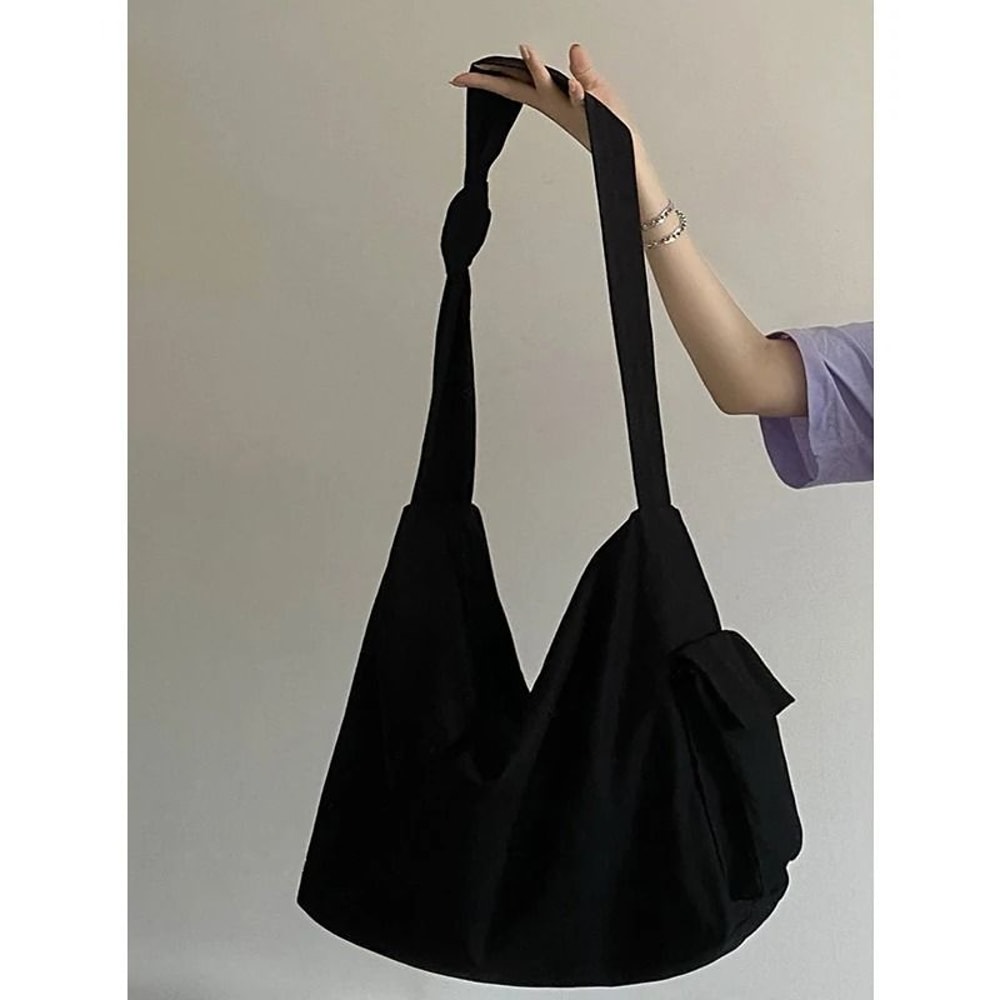 LaidBack WorkwearStyle Large Capacity Canvas Crossbody Bag 6