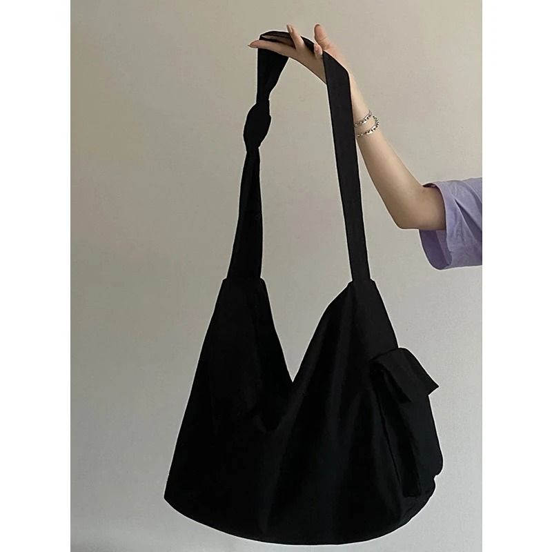 LaidBack WorkwearStyle Large Capacity Canvas Crossbody Bag 6