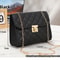 Embroidered Checkered Crossbody Chain Bag 7