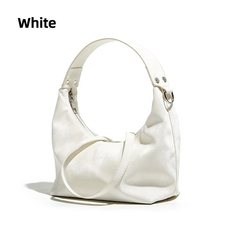 NeoChinese Style Jiaozi Bao Satin Underarm Handbag 9