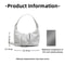 NeoChinese Style Jiaozi Bao Satin Underarm Handbag 2